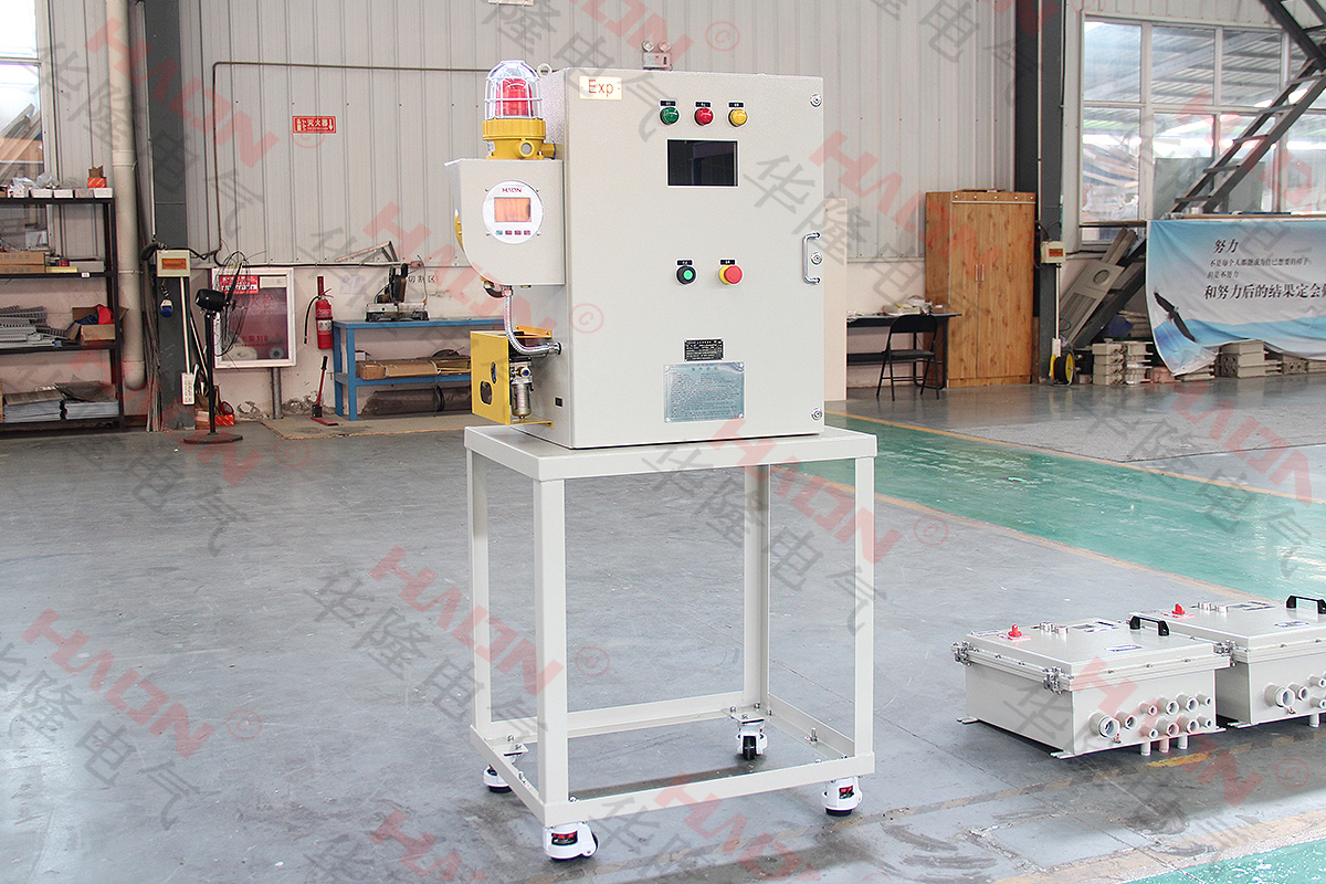 华隆电气厂家讲解正压防爆柜与桥架连接