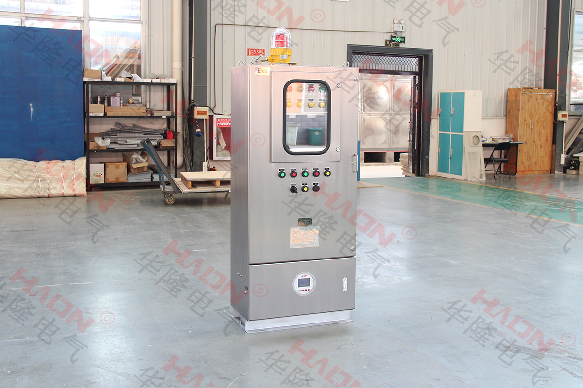 华隆电气厂家讲解正压防爆柜与桥架连接