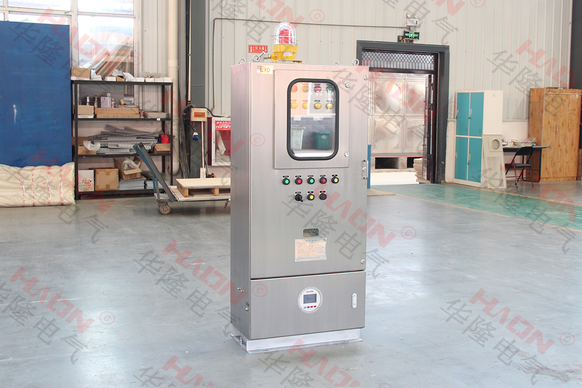 华隆电气厂家讲解正压防爆柜与桥架连接